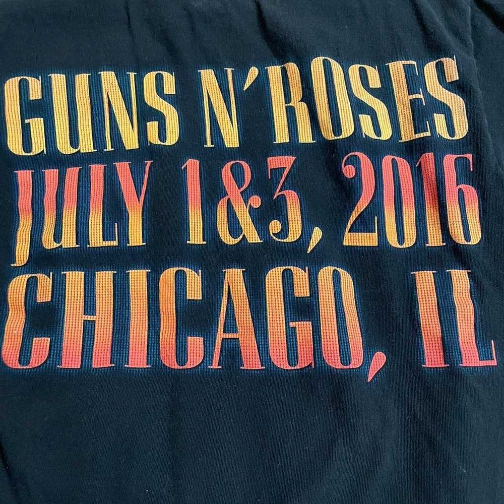 Rare Guns N Roses Chicago 2016 Concert T-Shirt - … - image 5