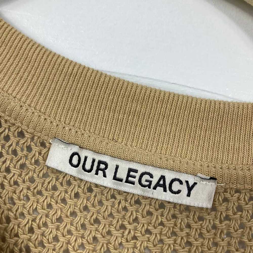 OUR LEGACY Box Tshirt in Beige Rope Weave - image 3