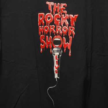 VTG The Rocky Horror Show Live Black Graphic Shir… - image 1