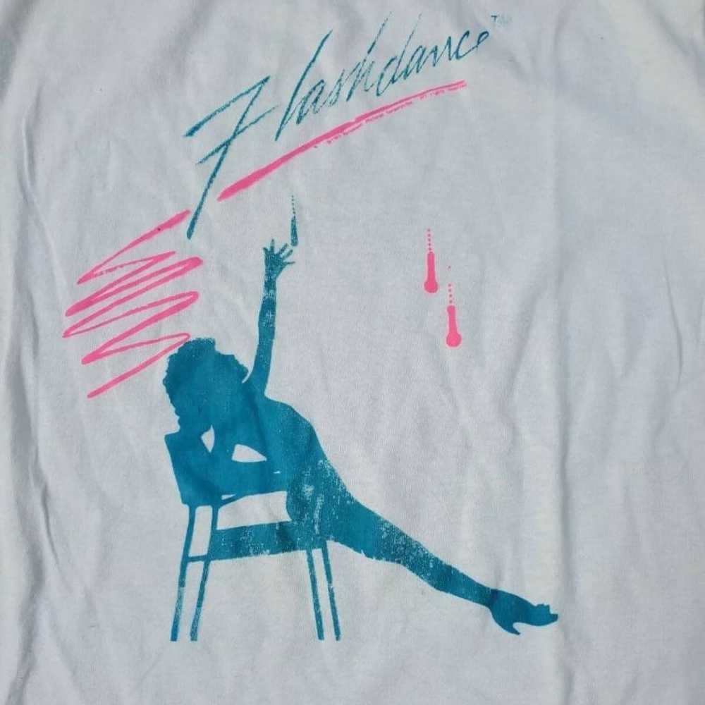 Vtg 1983  RARE Flash Dance Promo Shirt - image 3