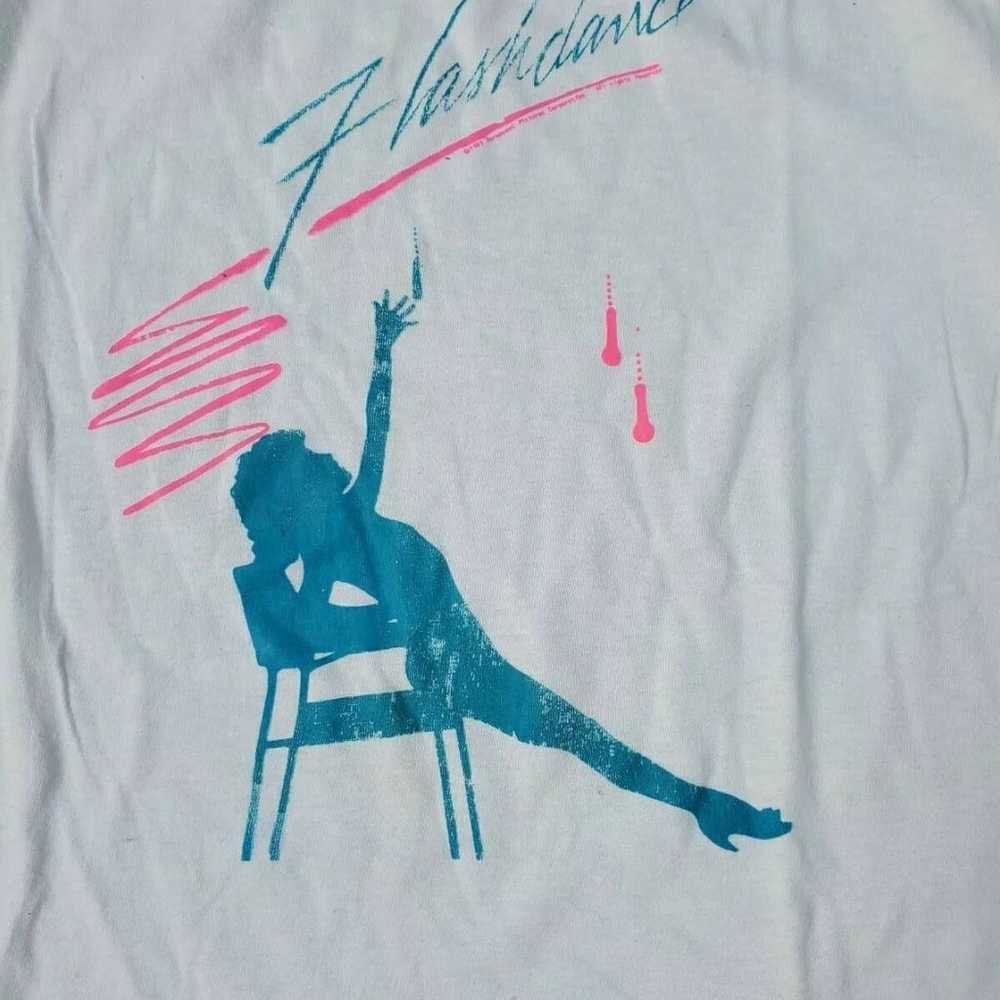 Vtg 1983  RARE Flash Dance Promo Shirt - image 4