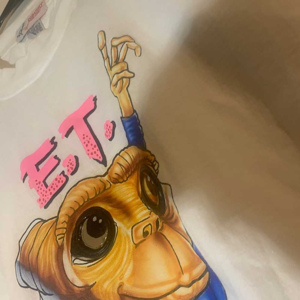 E.T ET alien movie promo vintage shirt 80s 90s si… - image 3