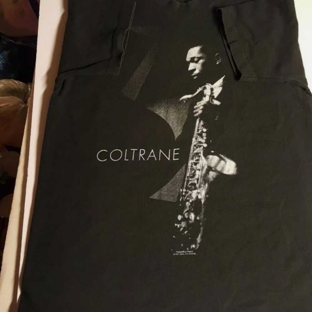 T-Shirt Vintage John Coltrane 1991 Size L HTF RARE - image 3