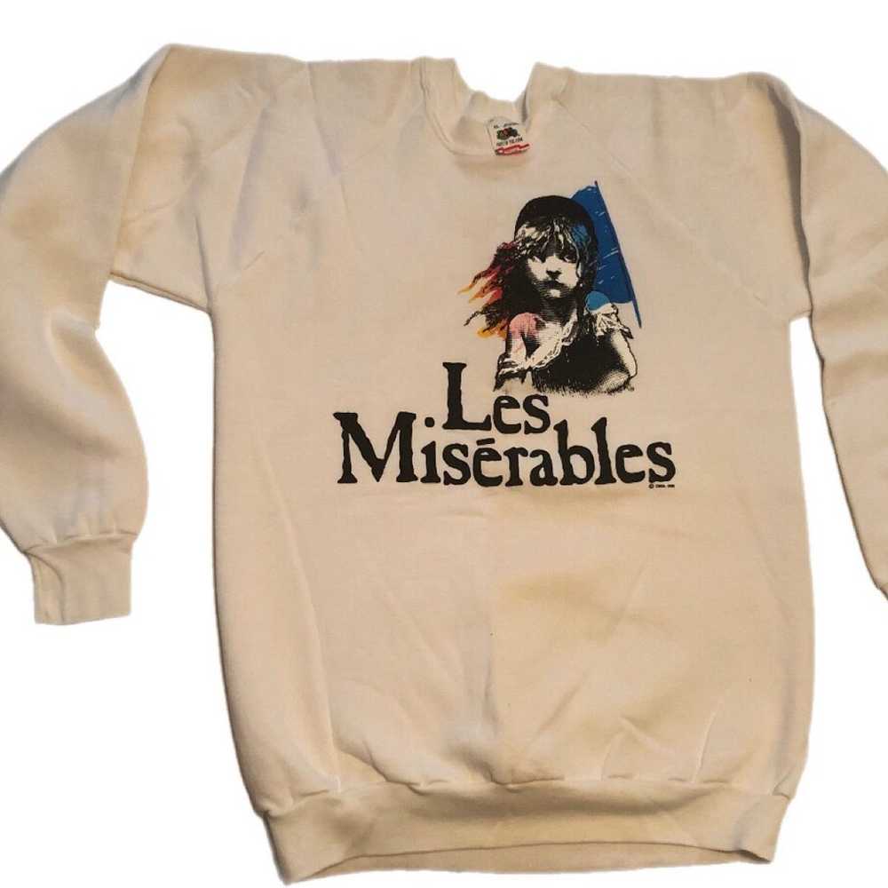 Les Miserables Vintage 1986 Women's Sz XL Fruit o… - image 2