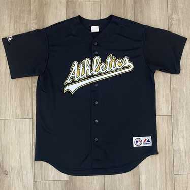 Vintage Oakland Athletics Jersey Authentic Majest… - image 1