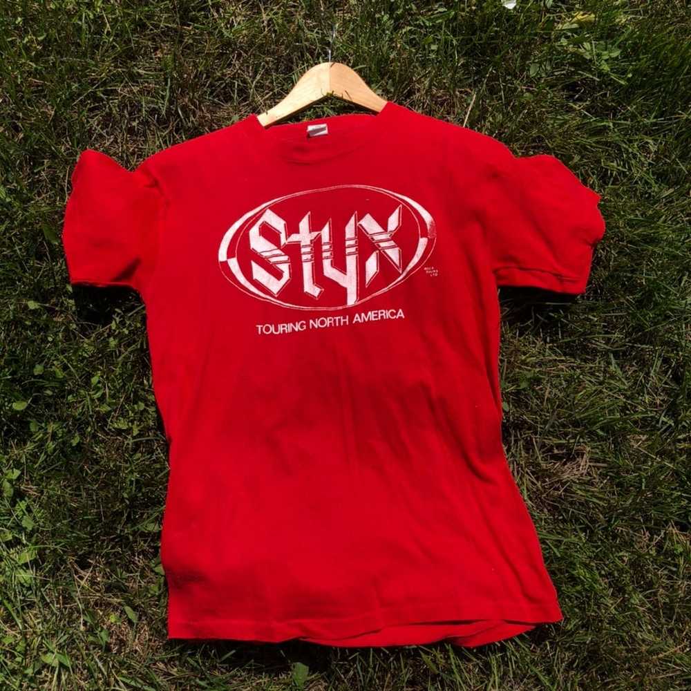 Vintage 1977 Styx Grand Illusion Shirt - image 6
