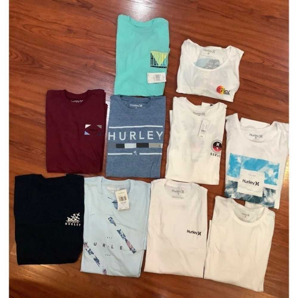 HURLEY LOT OF 10 SHIRTS SIZE M - image 1