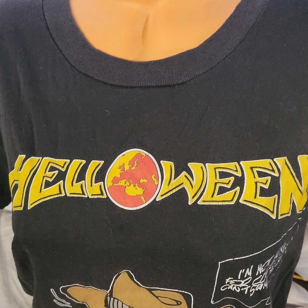 Rare Vintage 1988 Halloween Metal Band Shirt - image 4