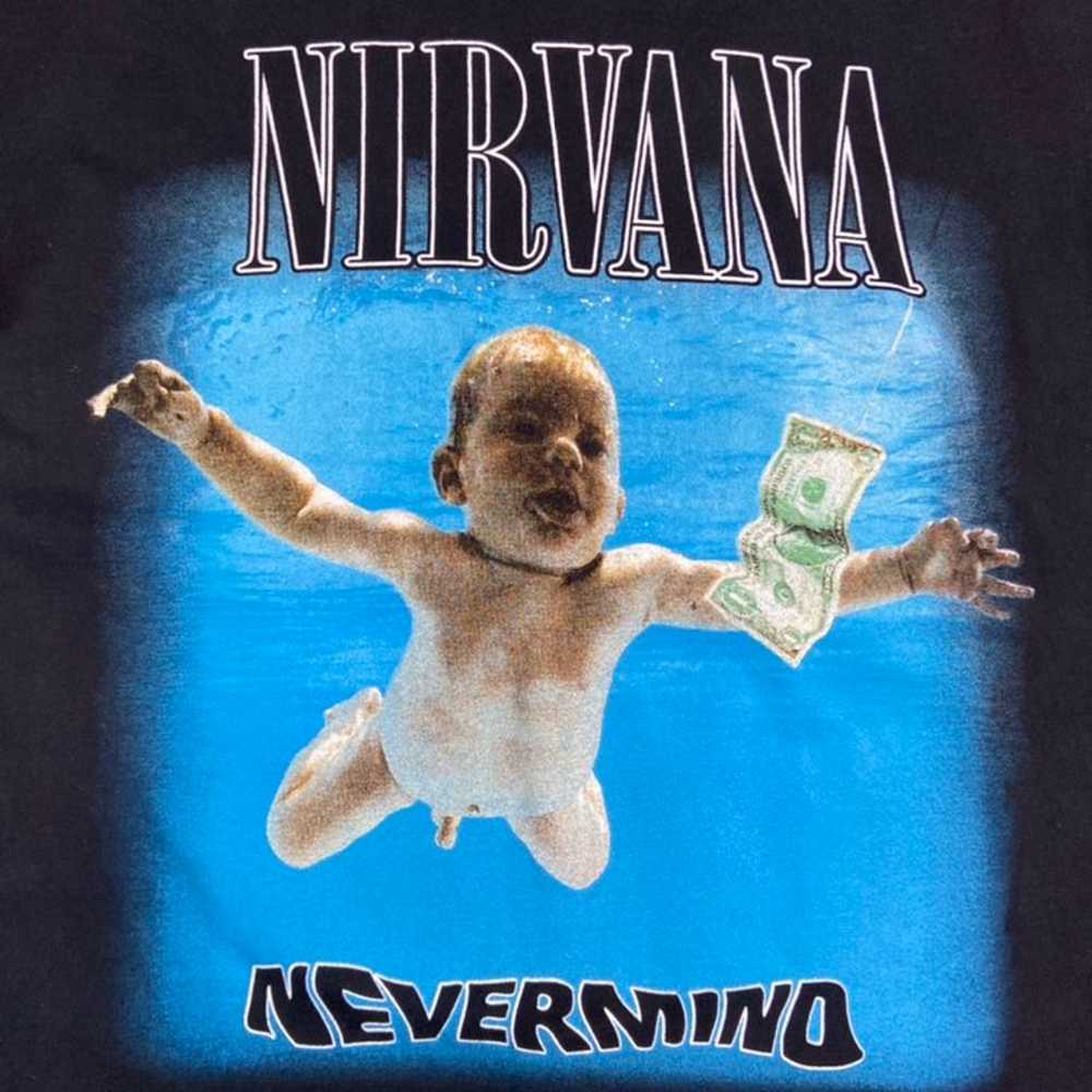 Nirvana Nevermind Album Band Tee Size Medium - image 4