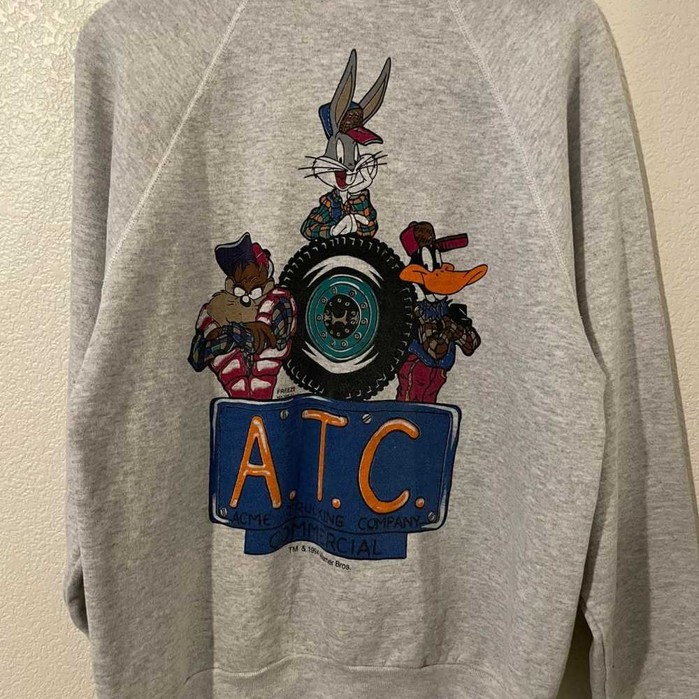 Vintage 1994 Looney Tunes Crewneck - image 3