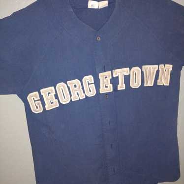 Vintage Nike Georgetown University Navy Baseball … - image 1