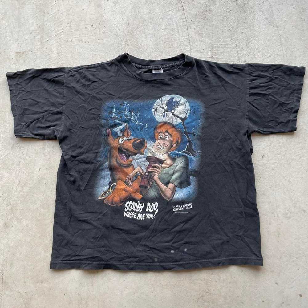 Vintage 90s Scooby Doo Cartoon Network T-shirt - image 1