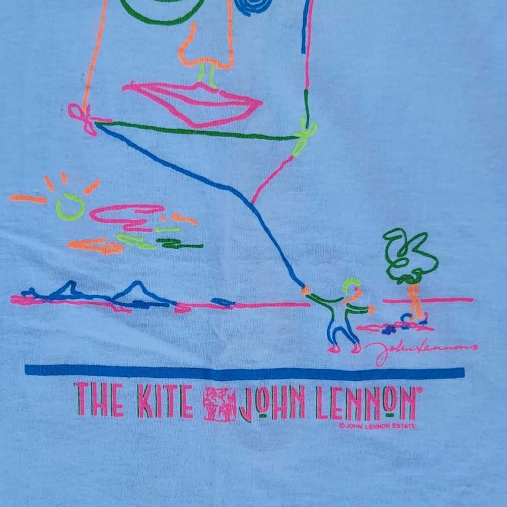 Vtg John Lennon The Kite Single Stitch T-shirt Th… - image 2