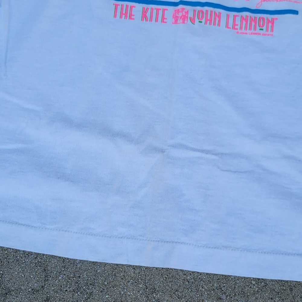 Vtg John Lennon The Kite Single Stitch T-shirt Th… - image 5