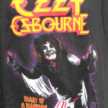 Vintage Ozzy Osbourne Diary Of A Madman Raglan Shirt