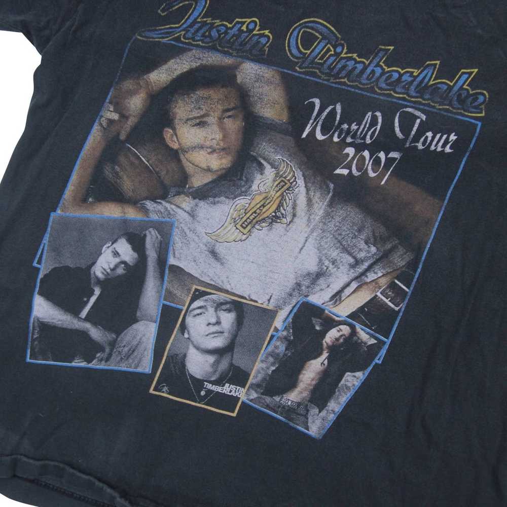 Vintage Y2k 2007 Justin Timberlake Rap Tee - image 2