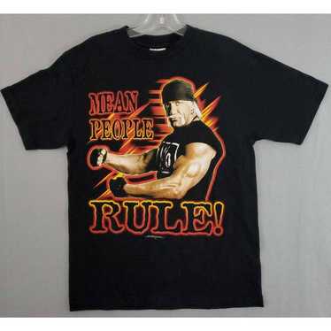 Vintage Rare Hollywood Hulk Hogan Shirt Medium Bl… - image 1