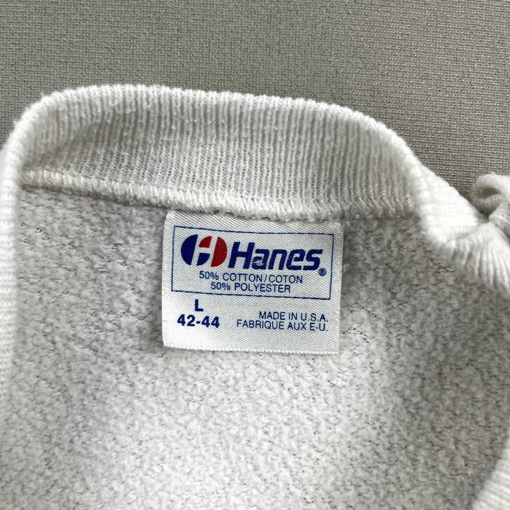 Hanes × Vintage Vintage Beach Sweatshirt White Na… - image 5