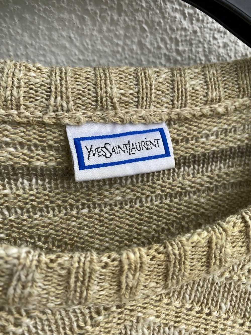 Vintage × Yves Saint Laurent 90's YSL Sweater Knit - image 3