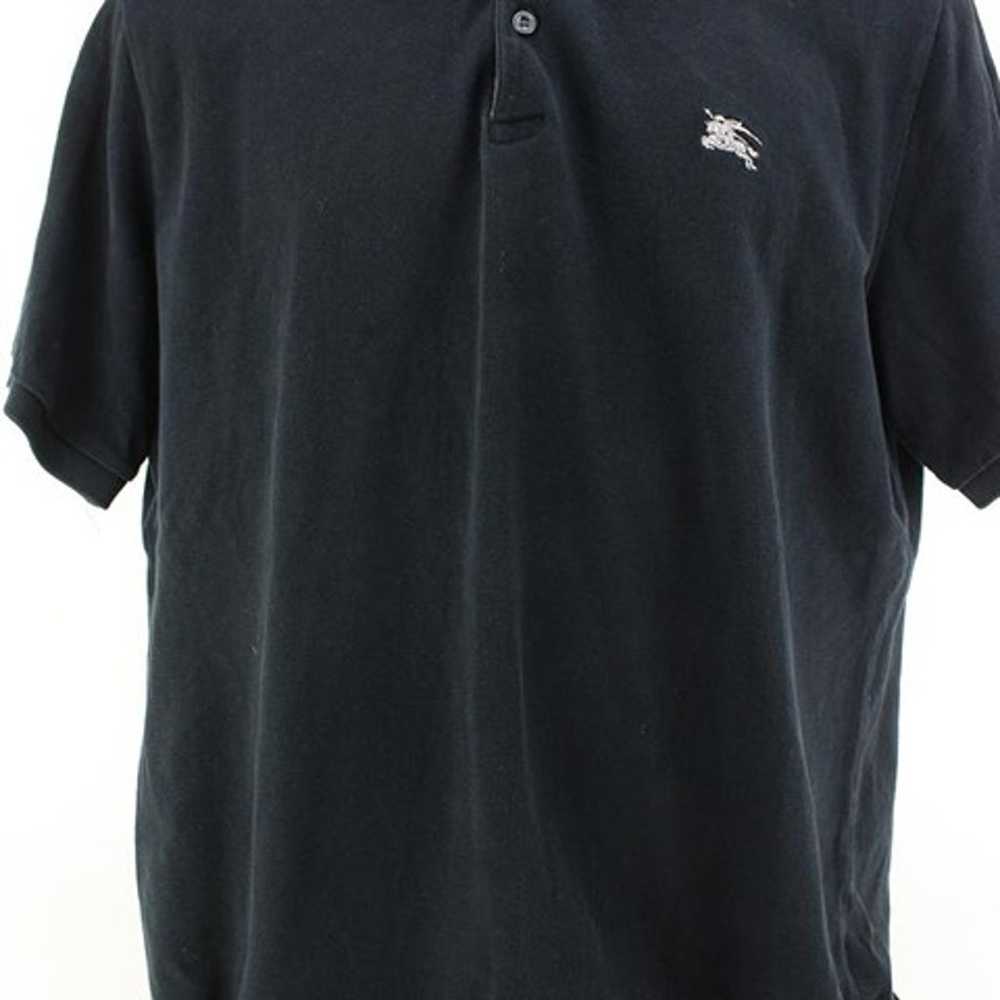 Burberry Brit Black Large Horse Logo Polo Shirt 6… - image 1