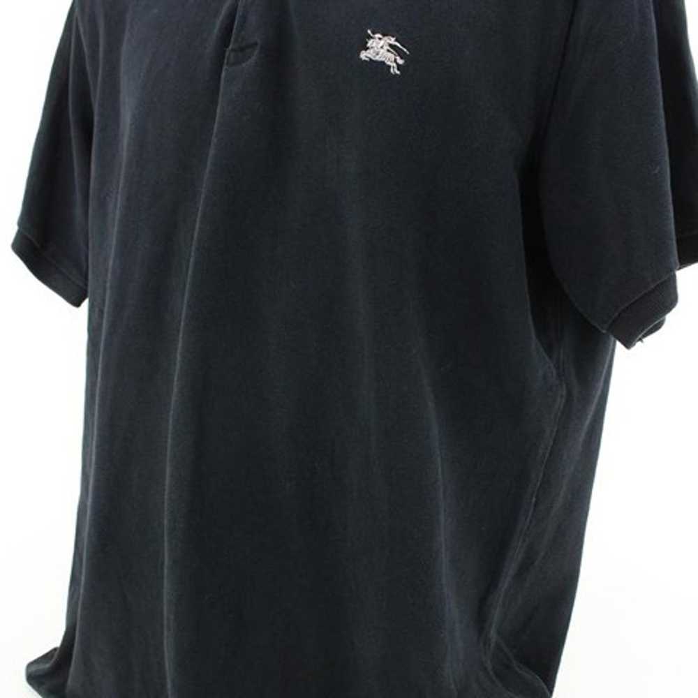 Burberry Brit Black Large Horse Logo Polo Shirt 6… - image 2