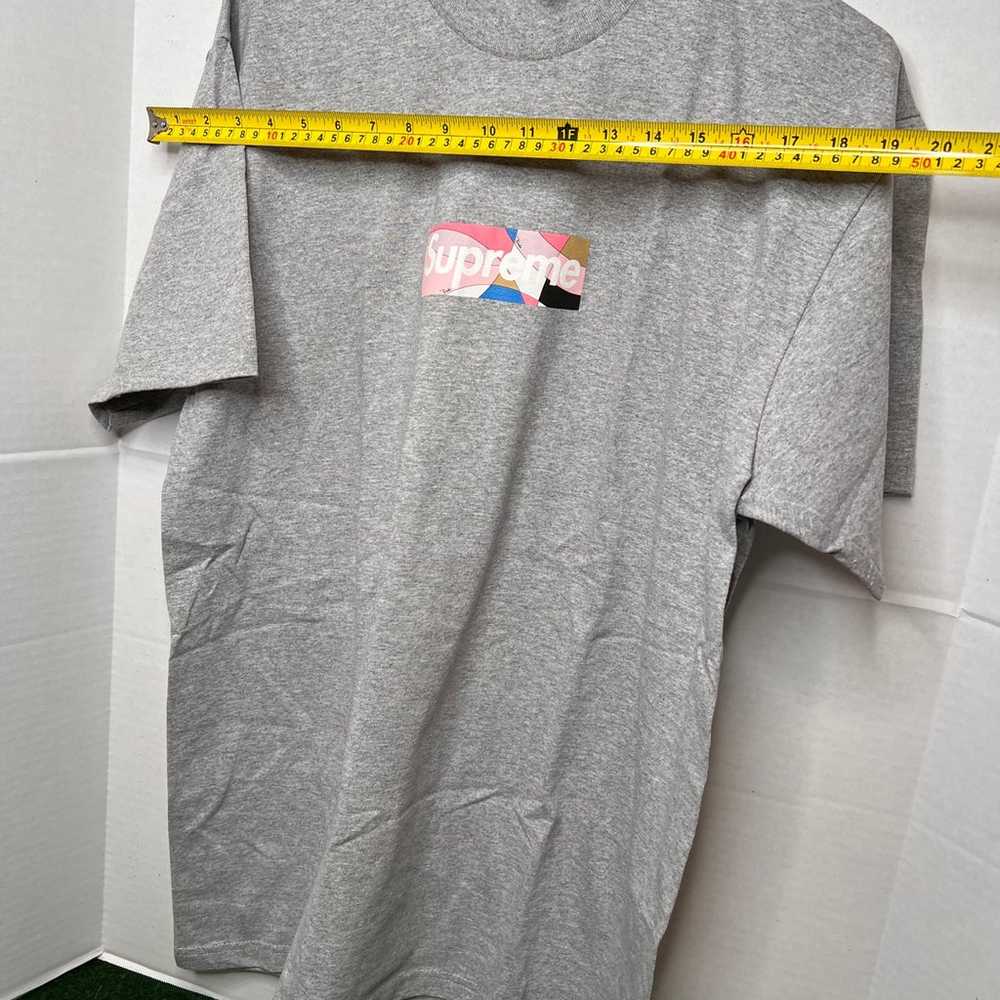 used grey supreme shirt size large - image 2