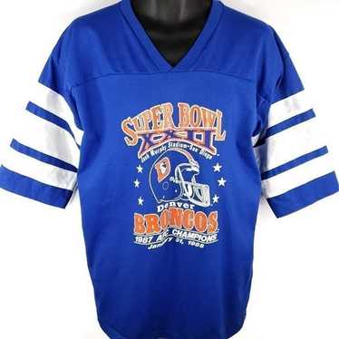 Super Bowl XXII T Shirt Jersey Vintage 80s 1987 D… - image 1