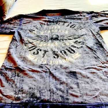 RARE VINTAGE Lost Souls Affliction T-shirt Velvet 