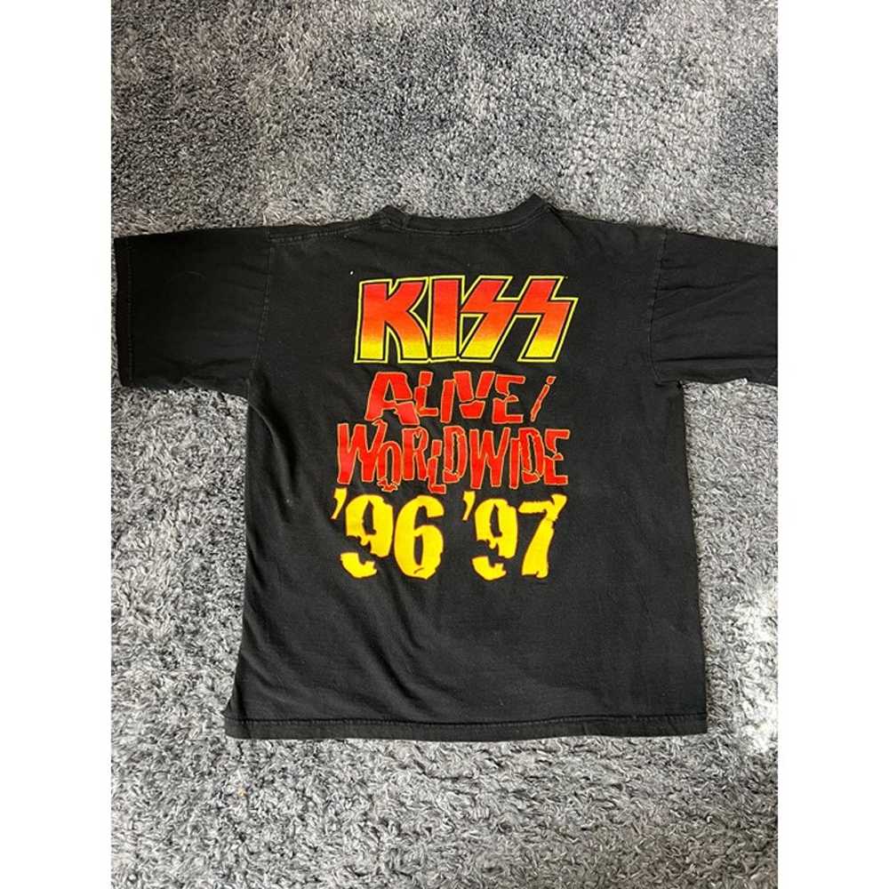 Vintage KISS Alive Worldwide Tour 96 97 Double Si… - image 4