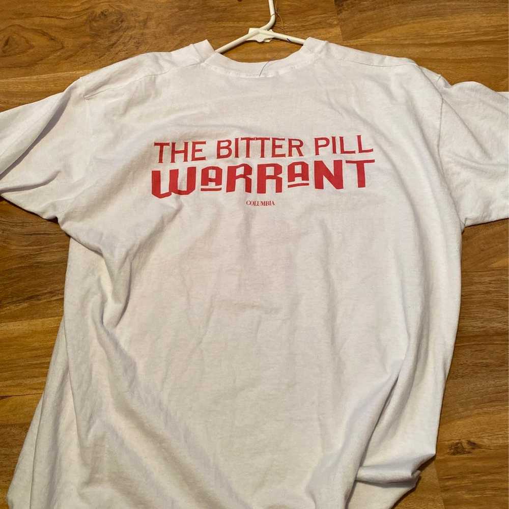 Vintage Bootleg Warrant band shirt the bitter pill - image 3