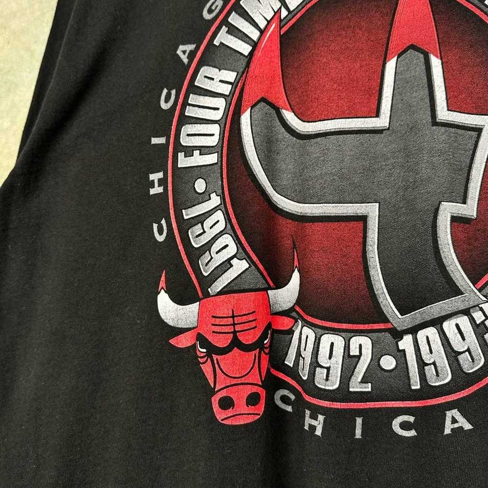 Vintage Chicago Bulls 1996 Champs T Shirt Men Sz … - image 5