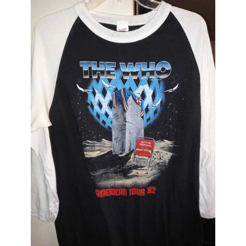 vintage the who American tour jersey t shirt - image 1