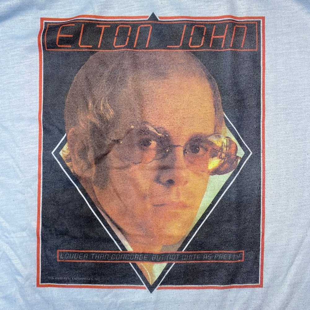 Vintage 70s ELTON JOHN shirt - image 2