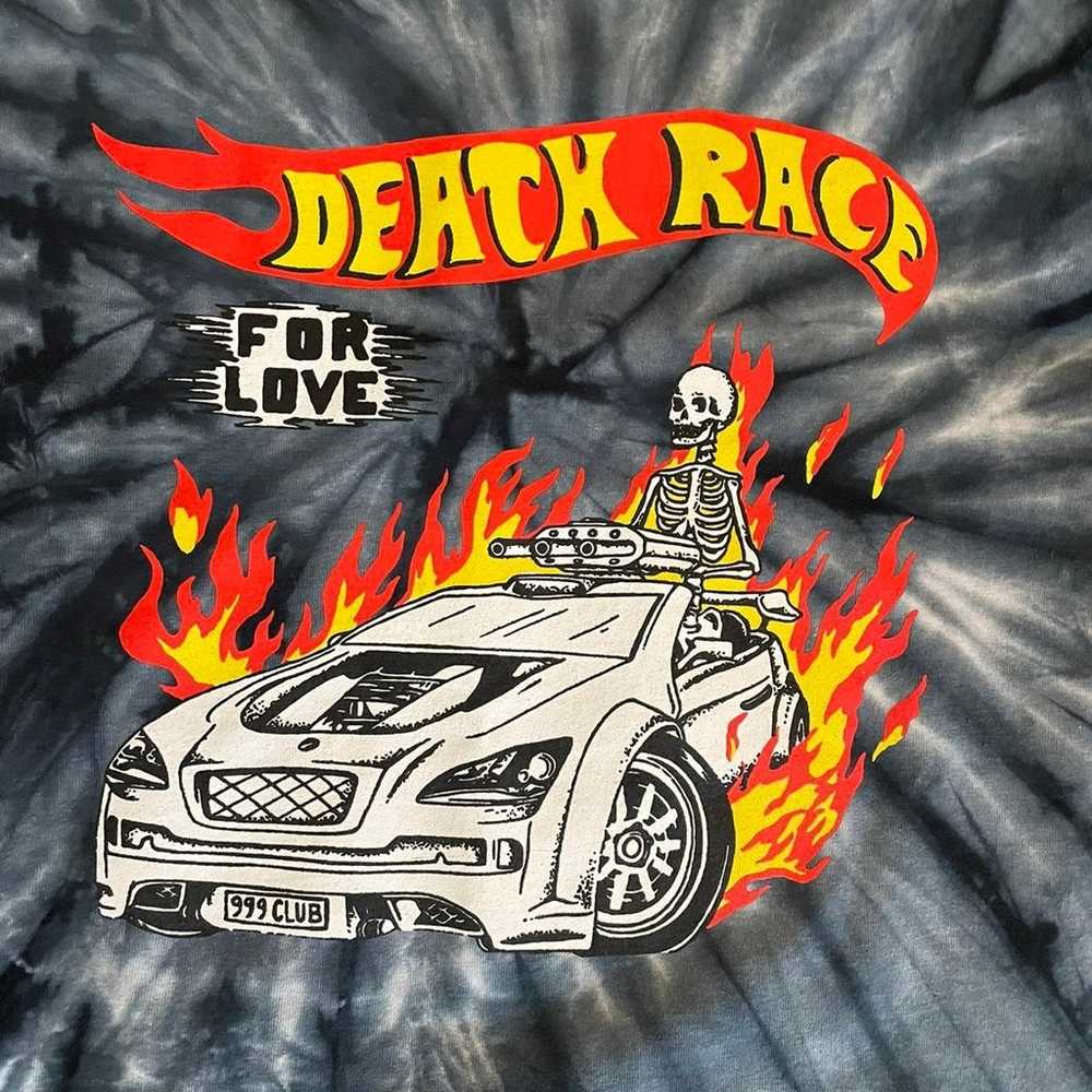 Juice WLRD Death Race For Love Hot Wheels Tee M - image 2