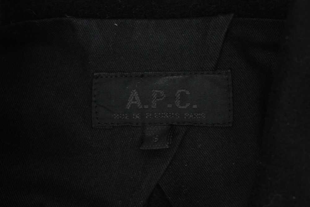 A.P.C. Wool Blend Flannel Pea Coat - image 3