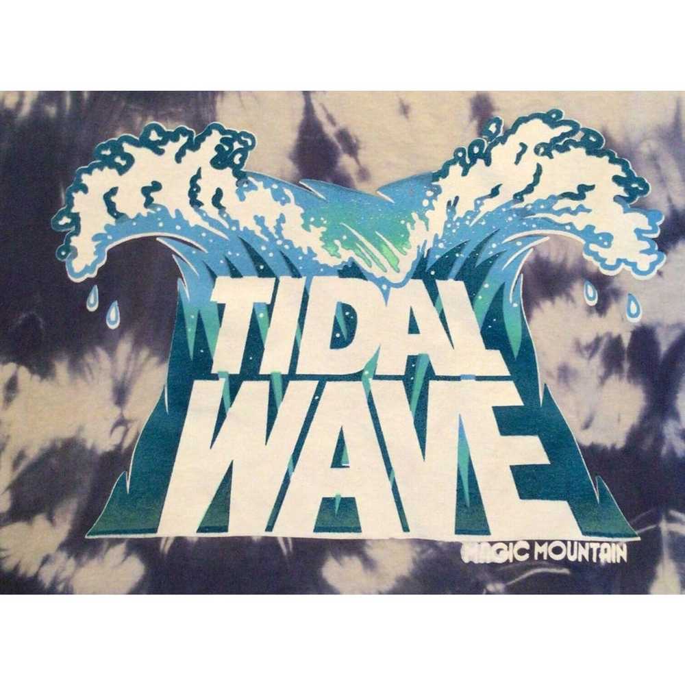 Vintage 90s Six Flags Magic Mountain TIDAL WAVE A… - image 3