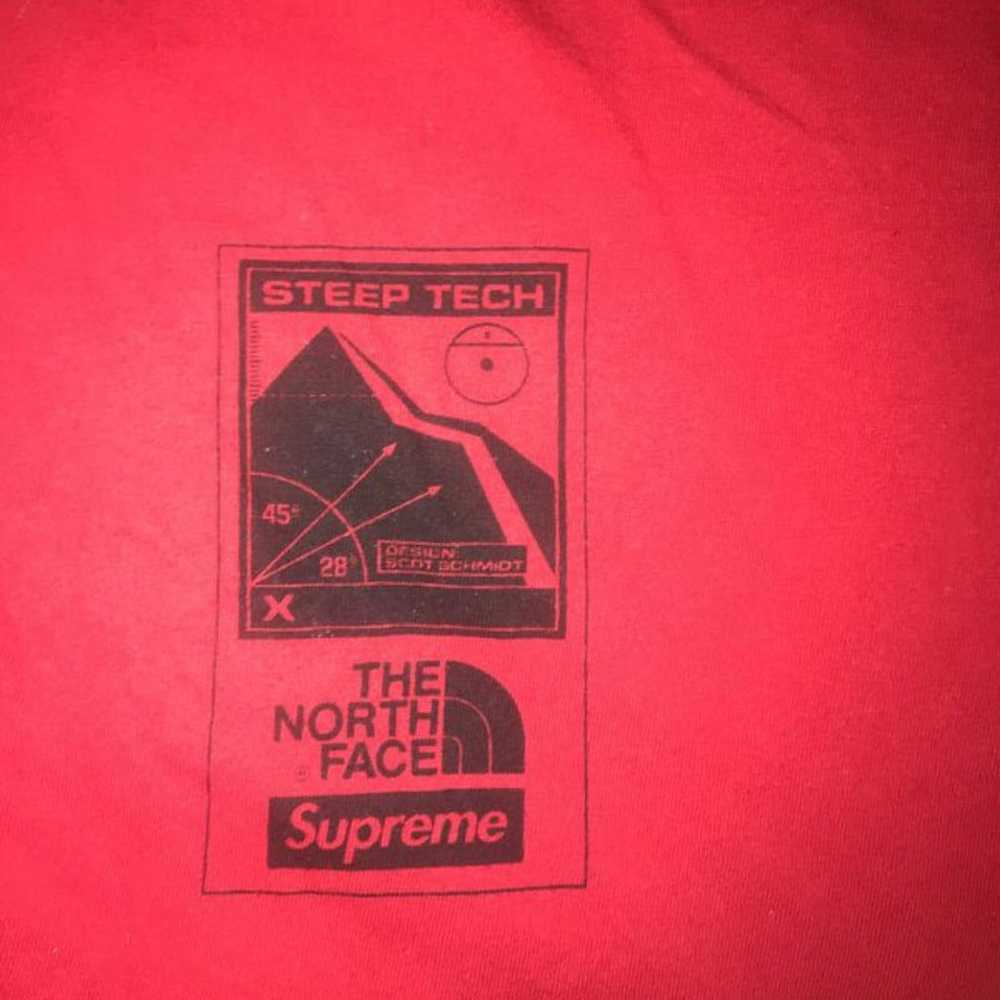 Supreme X North Face Tee - image 2