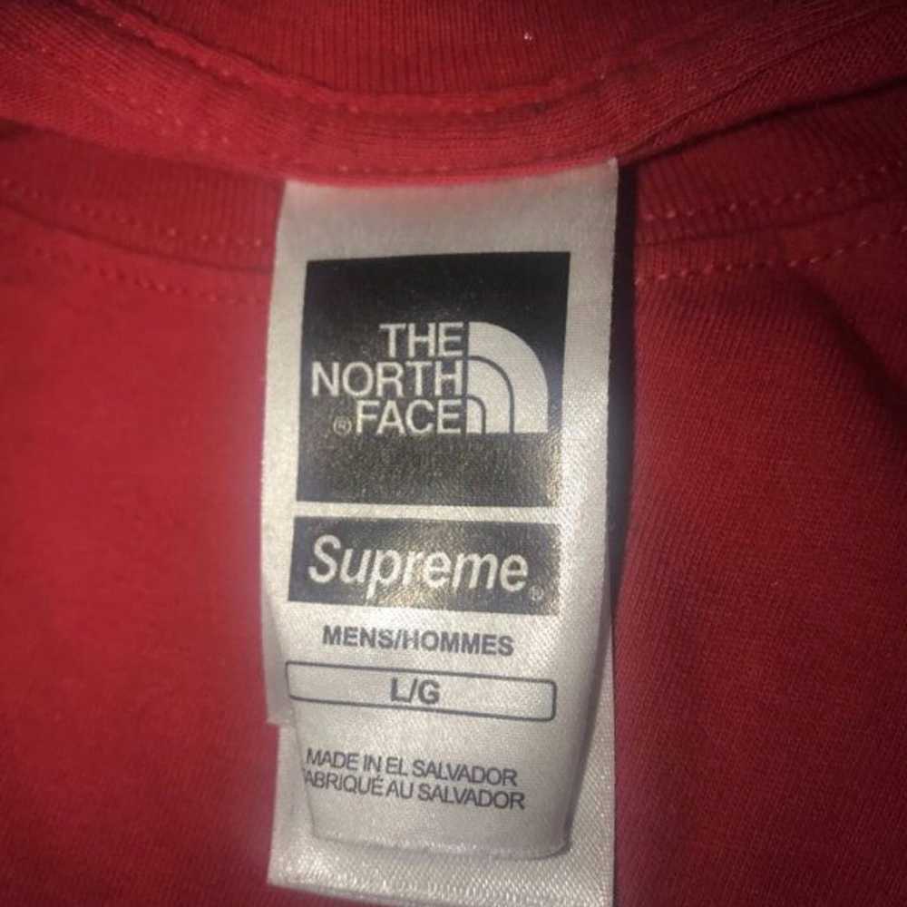 Supreme X North Face Tee - image 4