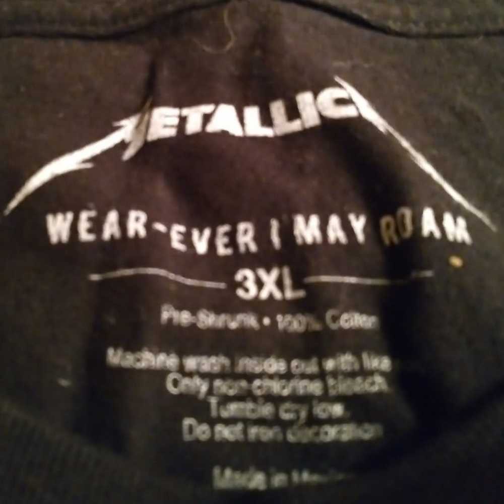 Metallica 40th anniversary official event shirt - image 3