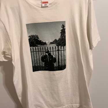 Supreme white cheap house tee