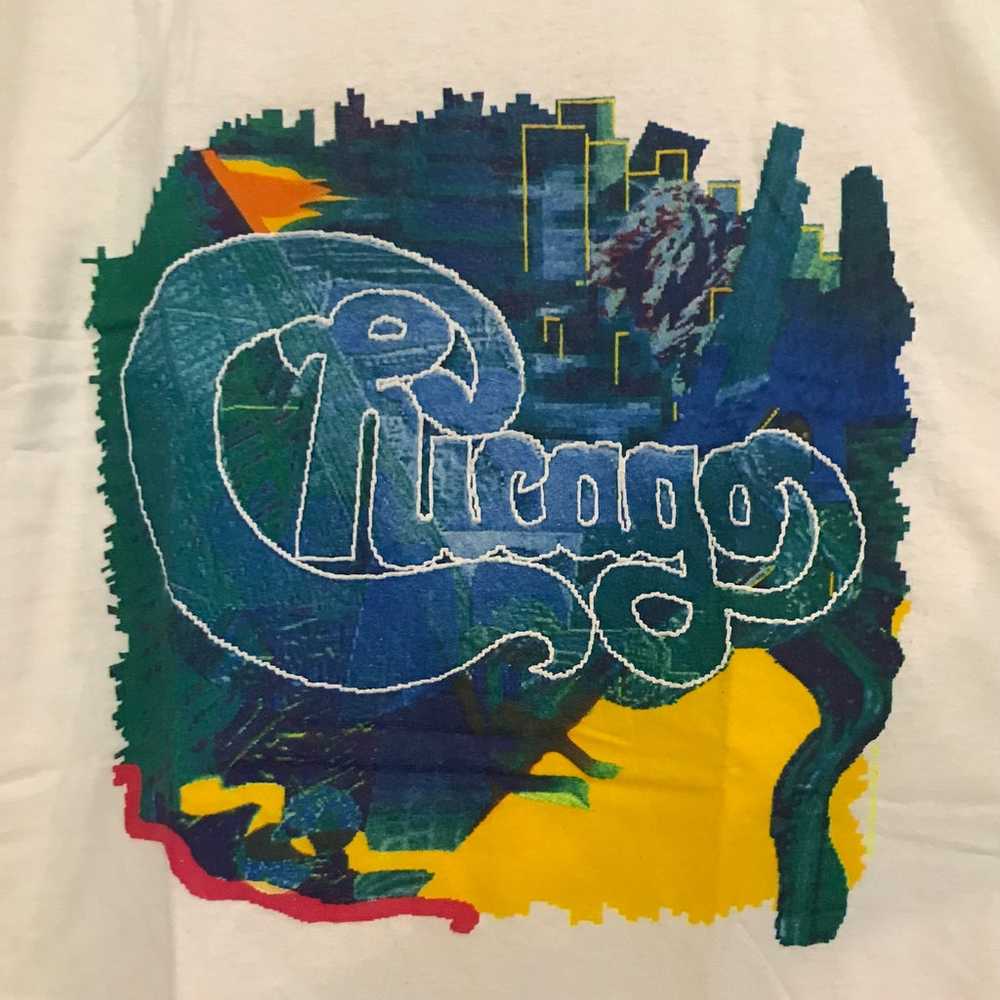 Chicago Victorious Tour 1989 *Rare Mens L Shirt T… - image 2
