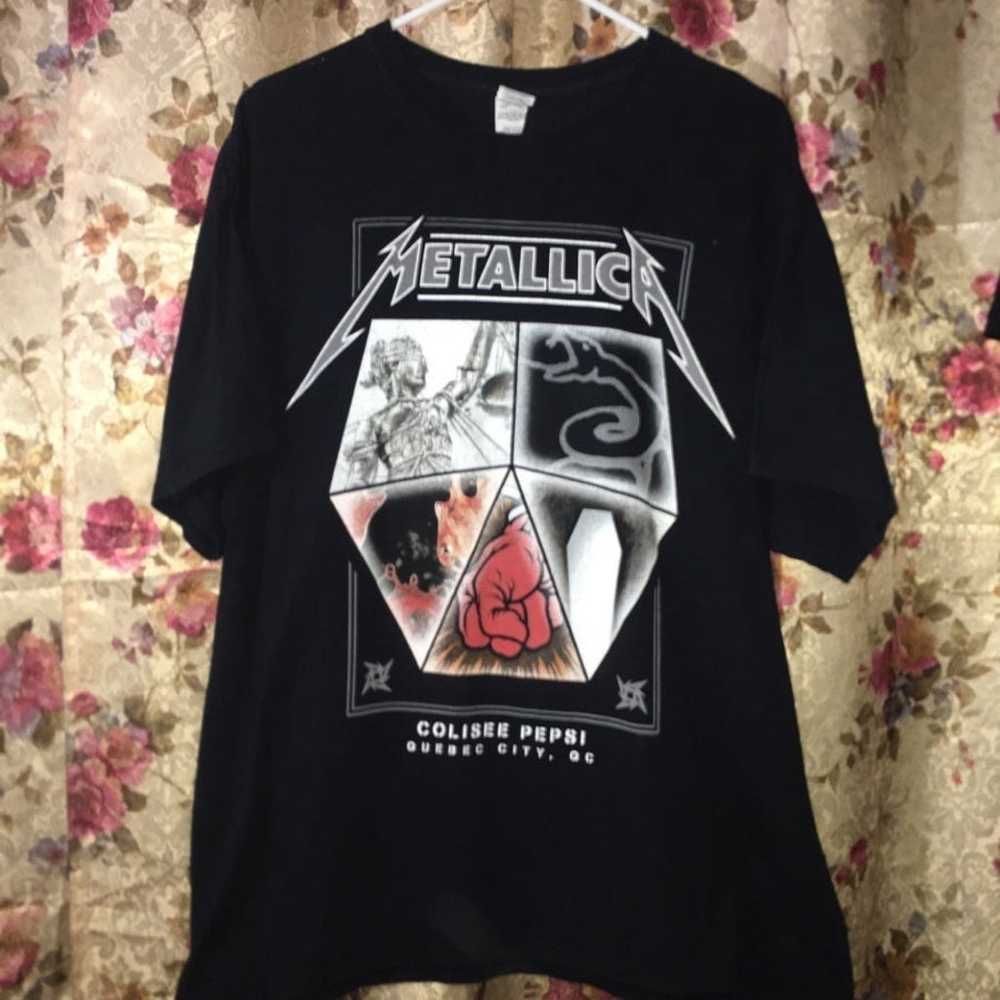 Metallica Tee Shirt Colisee Pepsi Tour Shirt - image 2