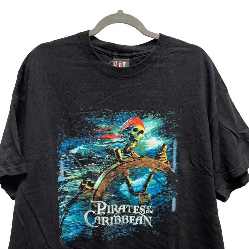 Vintage Pirates Of The Caribbean Disney Tee Shirt… - image 4