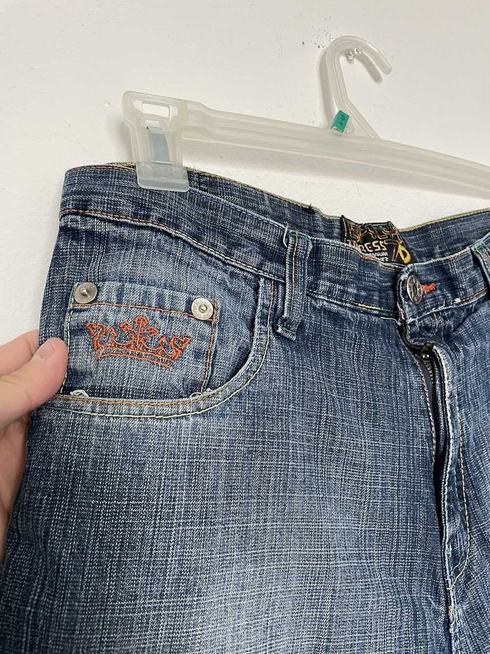 Vintage Vintage y2k BKLN Express jean shorts - image 4