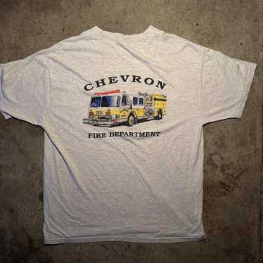 Other VINTAGE CHEVRON FIRE DEPARTMENT TEE