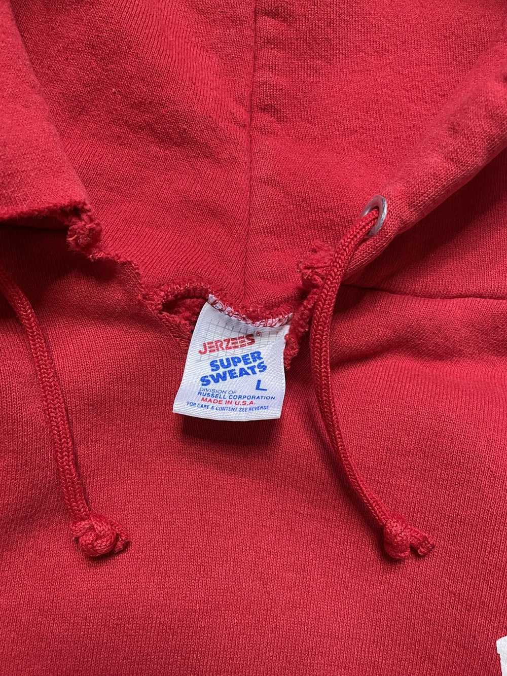 Jerzees × Made In Usa × Vintage 1990s Faded Red S… - image 5