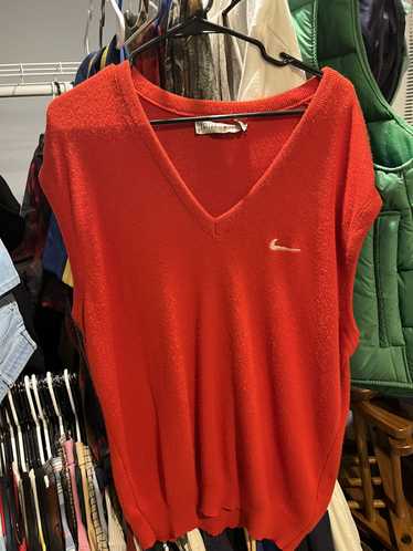Streetwear × Vintage y2K Red Sweater Vest