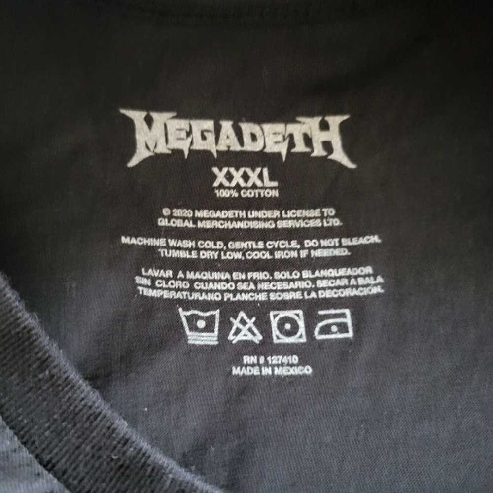Megadeth Vic Rattlehead 2020 TShirt XXXL NWOT Uni… - image 3