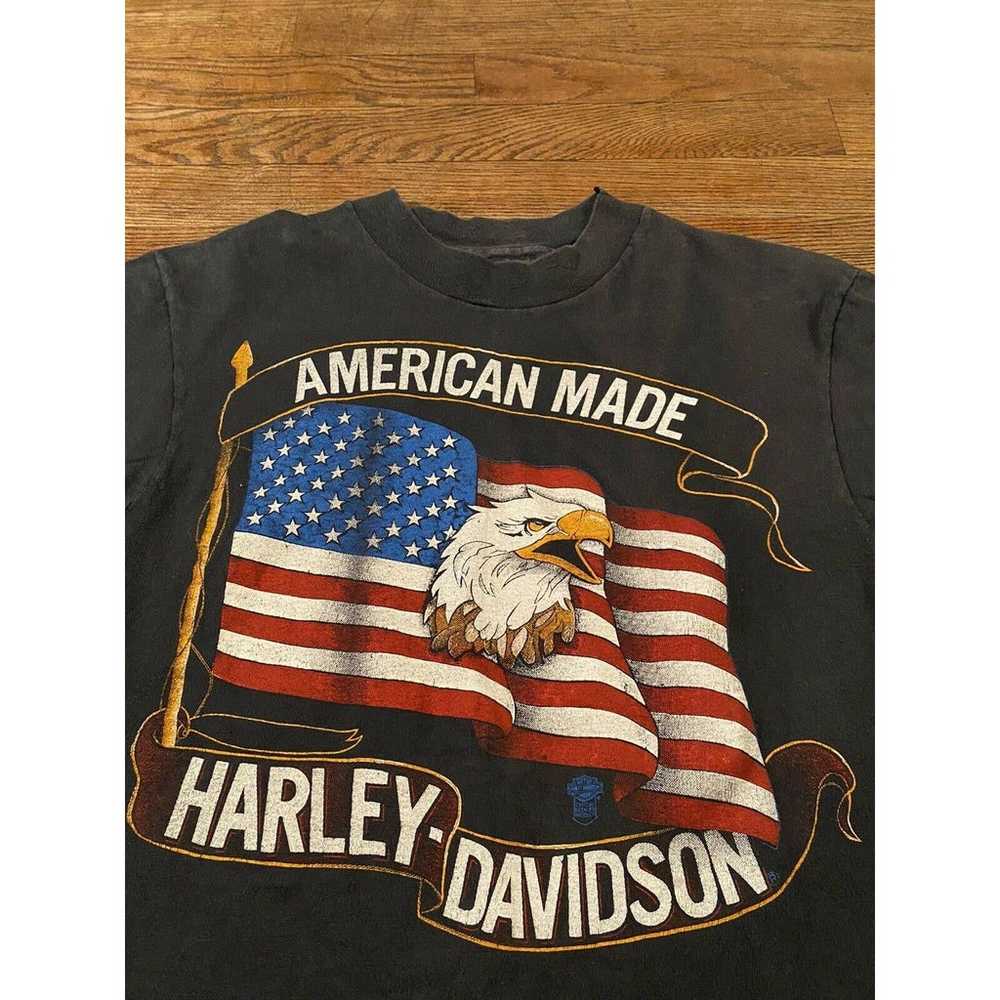 Vintage Harley Davidson Shirt Usa Med - image 2