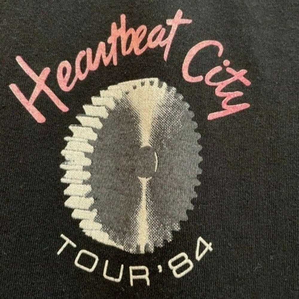 The Cars Vintage '84 Heartbeat City Tour Muscle S… - image 2